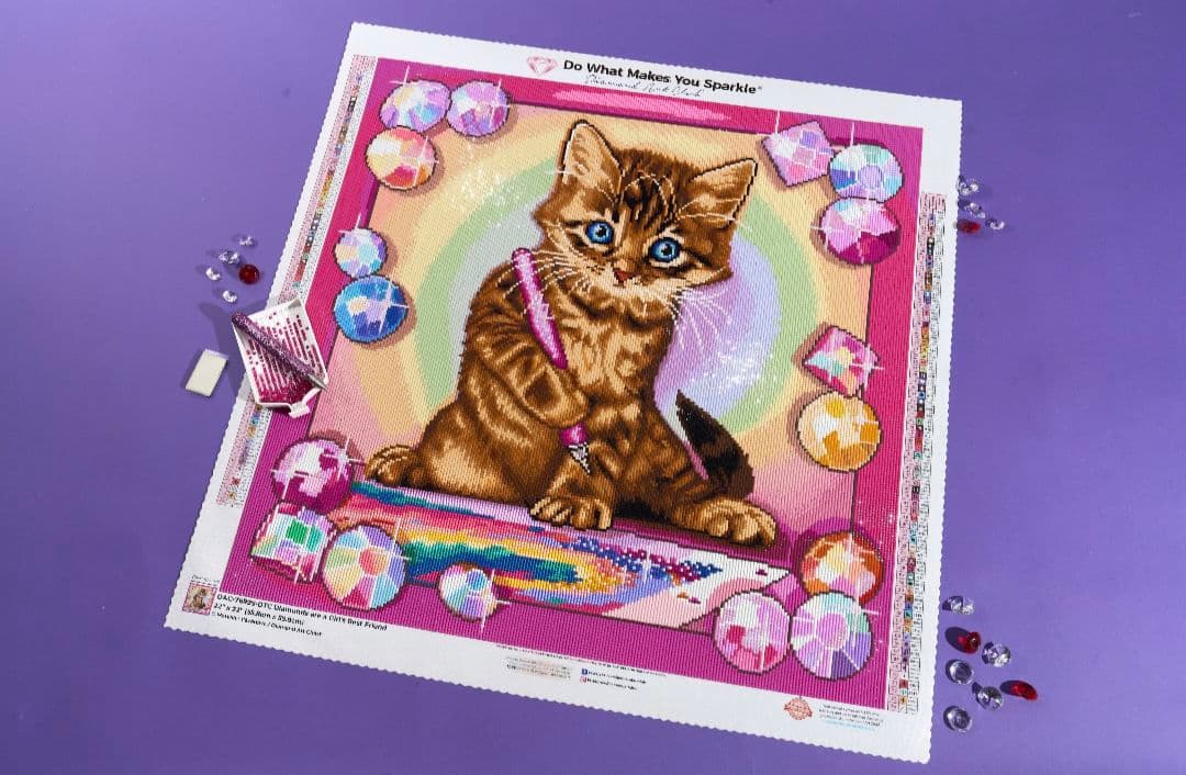 ダイヤモンドアートクラブ DAC キット 猫 - メルカリ