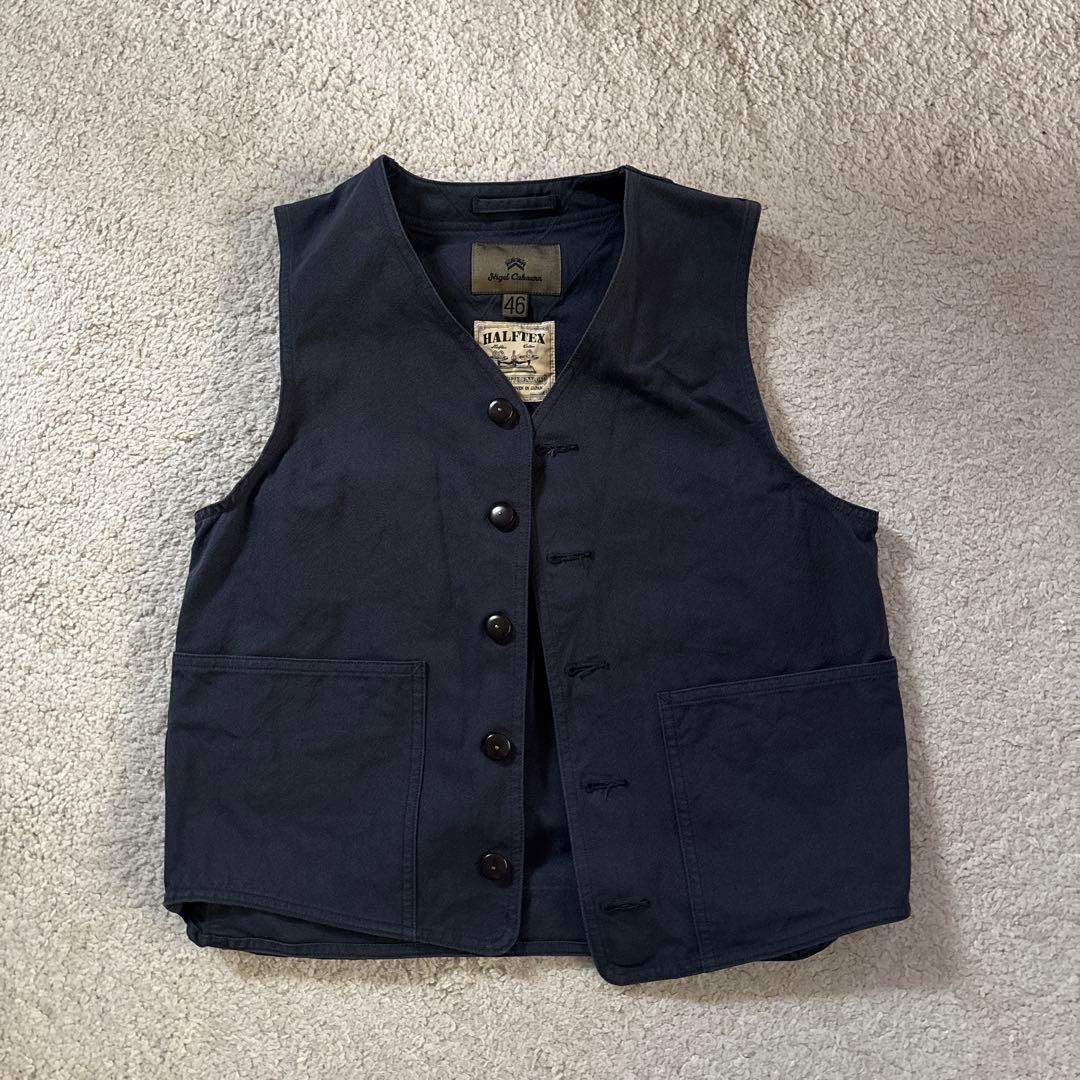 Nigel Cabournハーフテックス　ベスト　ジレ　46 sサイズ 中古・古着通販】AUTHENTIC (オーセンティック) NIGEL CABOURN