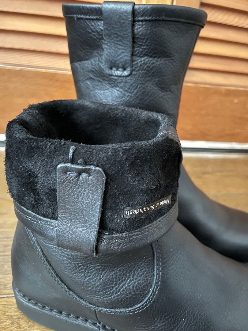 【美品】LOCONDO レディース本革ブーツ　ブラック　23.5cm