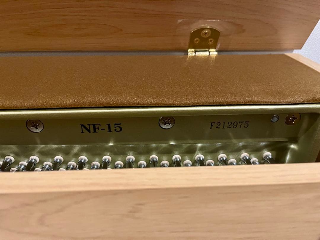 カワイ KAWAI アップライトピアノ nf-15 モカ - メルカリ