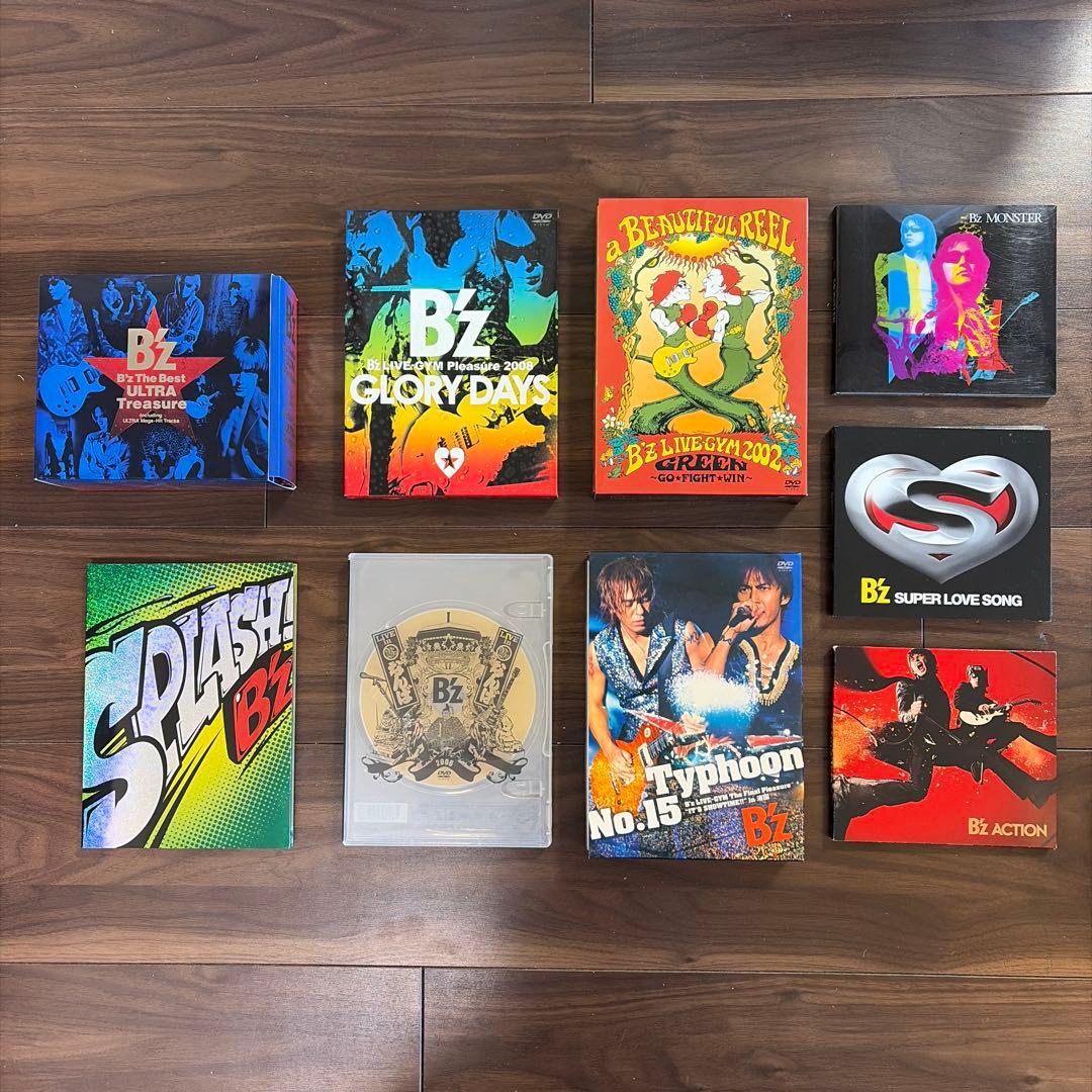 【B'z】DVD・CD 9点セット B'z シングルコレクション CD9枚セット - メルカリ