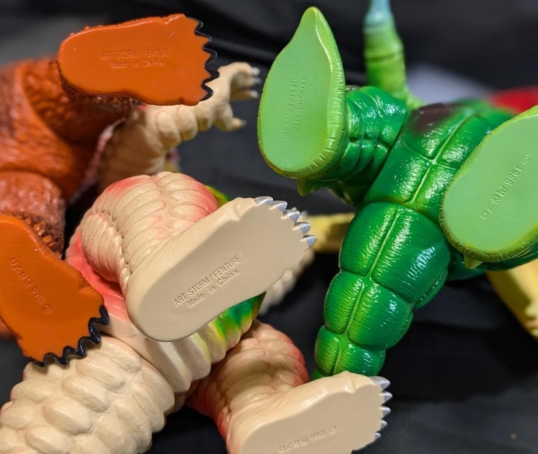 楳図かずお版 ギガス＆ドラコ＆レッドキング（アート・ストーム）3体