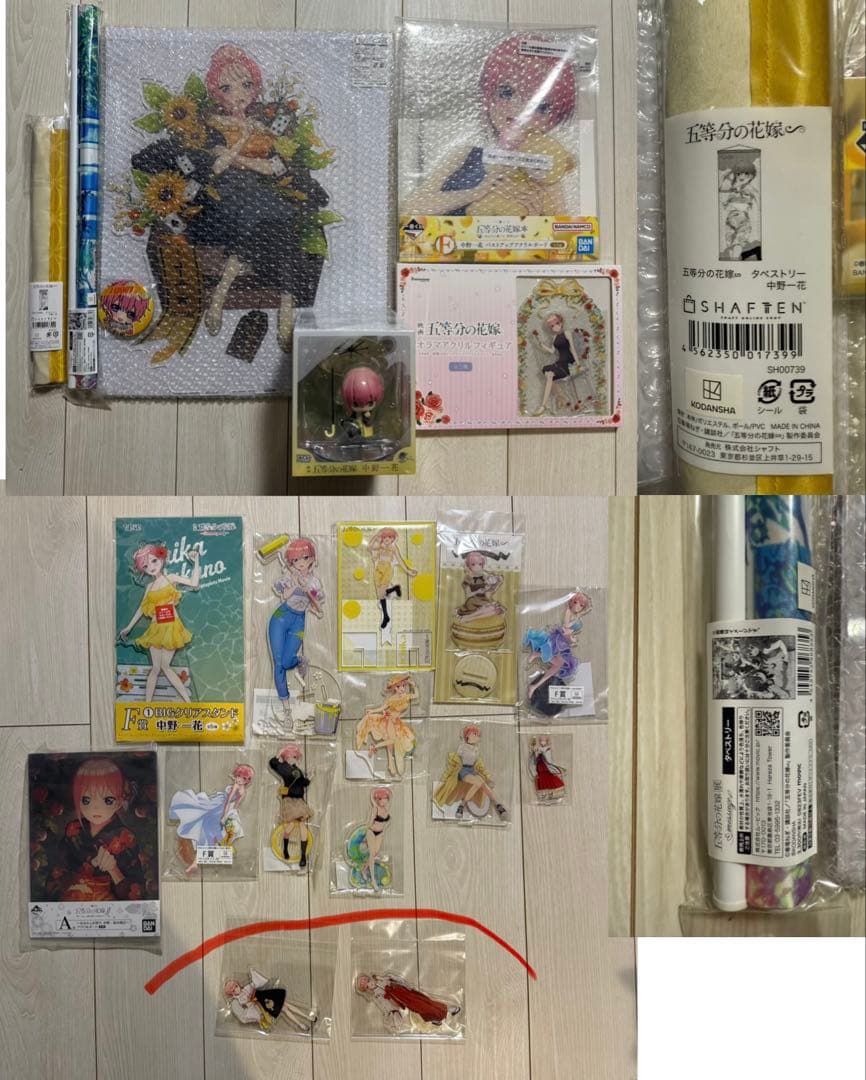 五等分の花嫁　中野一花セット　アクリルスタンド等※バラ売り、値下げ不可 五等分の花嫁∽ アクリルスタンド 一花