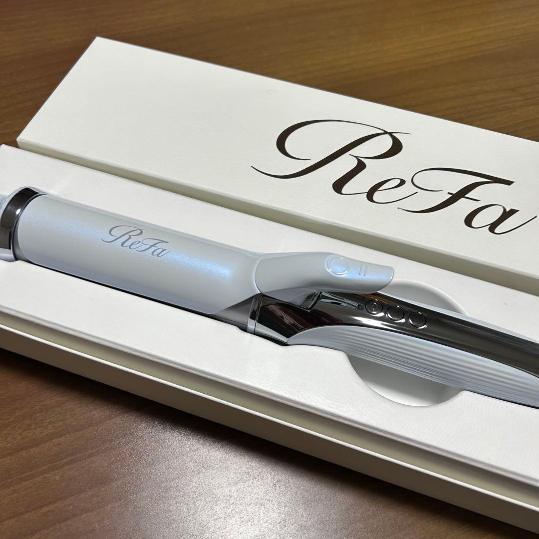 美品 リファカールアイロン プロ 38mm RE-AV-02A ホワイト リファ カールアイロン プロ 38mm RE-AV-02A（ホワイト）コテ｜Yahoo