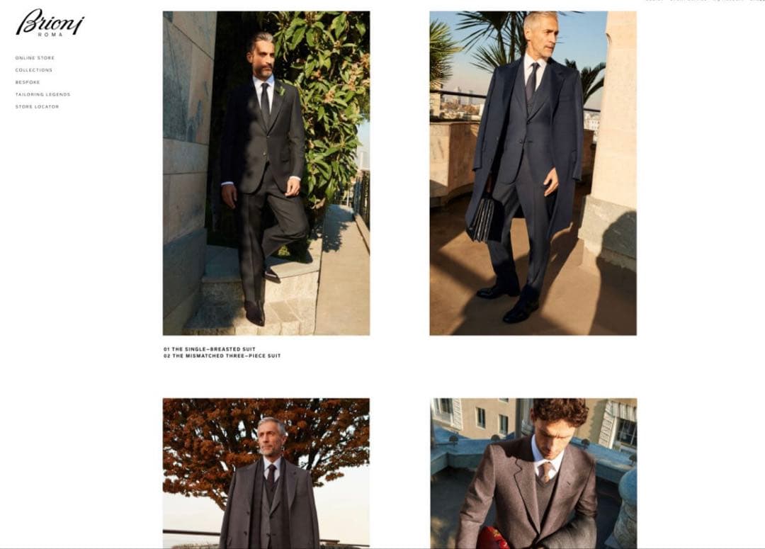 新品/定価93万5000円/付属品付】ブリオーニ グレー スーツ セットアップ