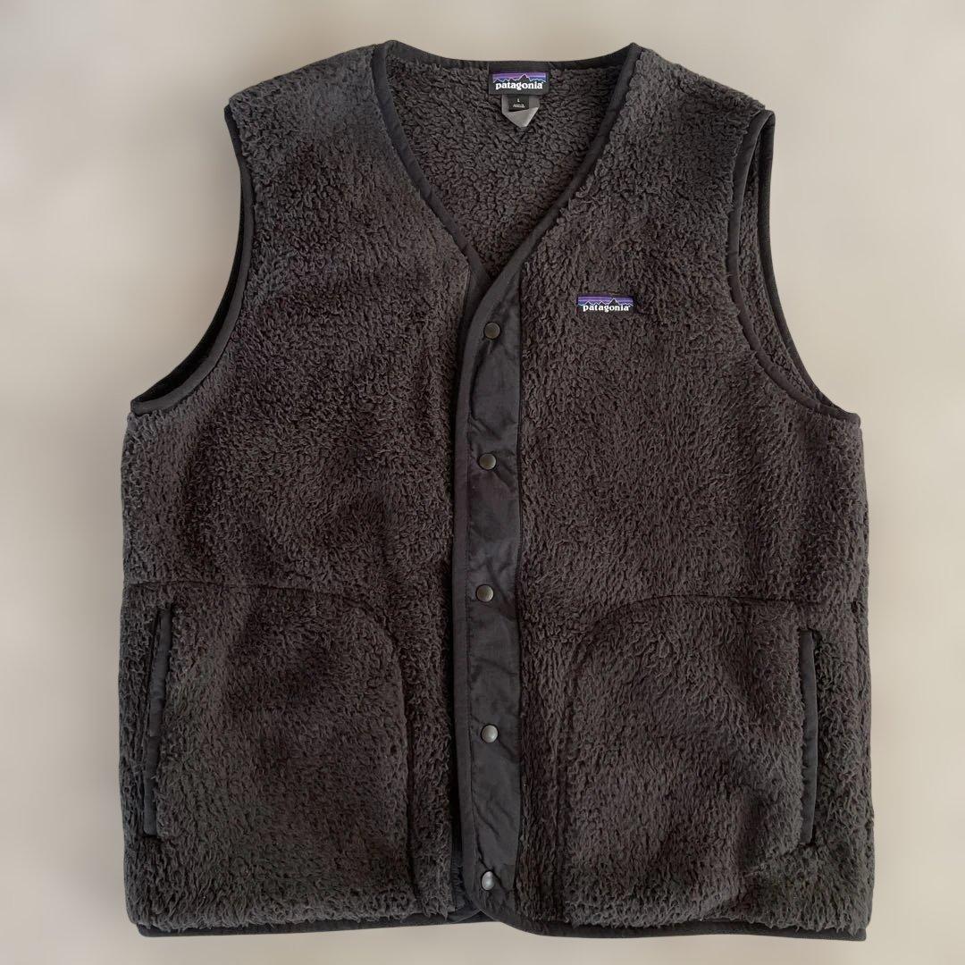 【美品】Patagonia Ｌ　黒 ベスト メンズ ロスガトス ベスト PATAGONIA (パタゴニア) M's Los Gatos Vest / メンズロスガトスベスト