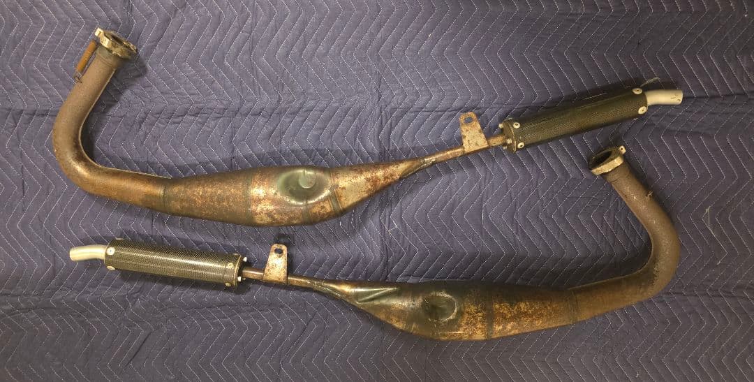 SP忠男 RZ250 チャンバー マフラー JMCA ジャッカルスーパーCRS - メルカリ