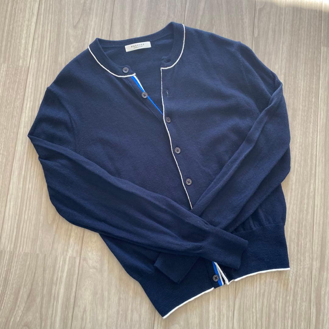 マカフィー トゥモローランド カーディガン ネイビー