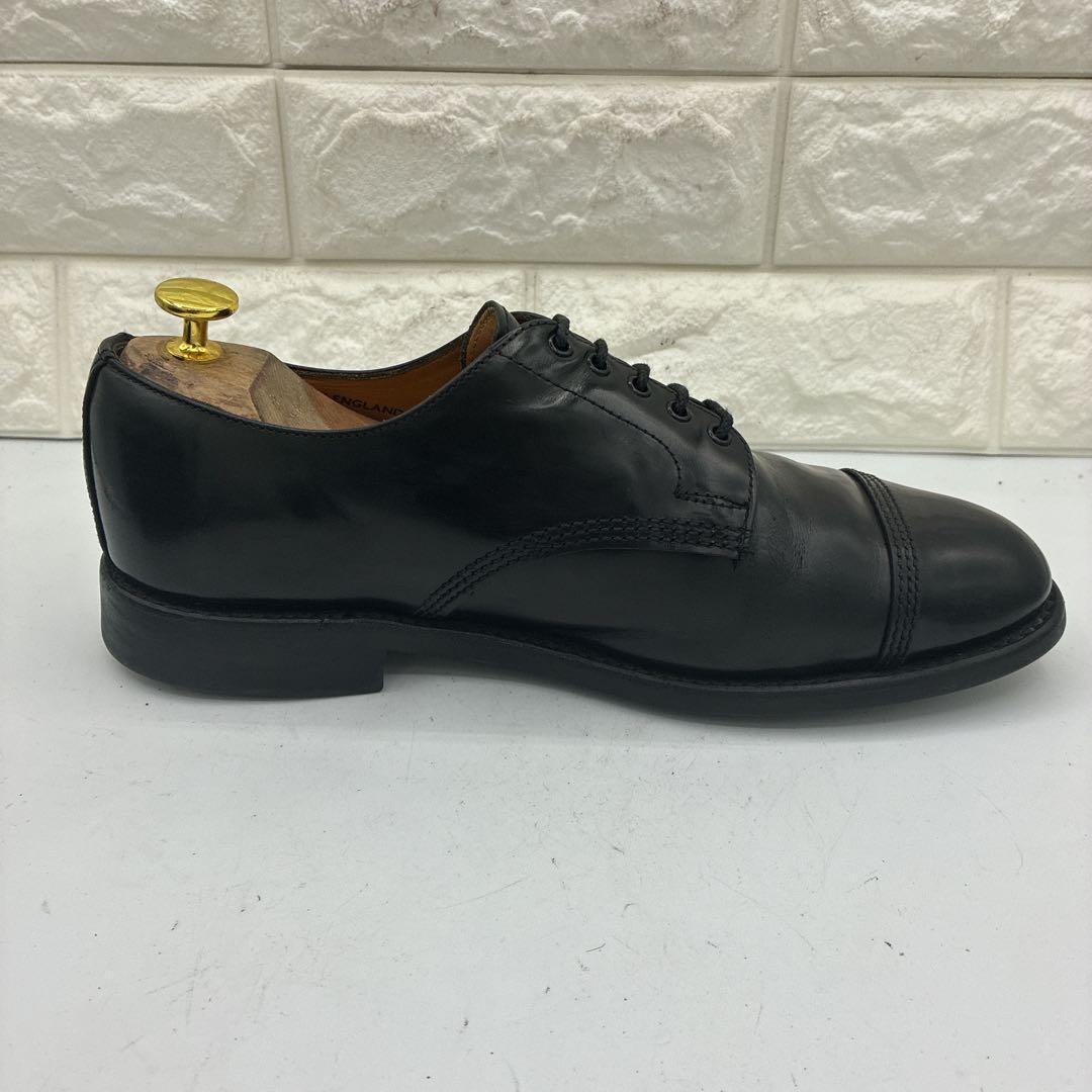 名品】サンダース 1128B ミリタリーダービーシューズ 7 ブラック