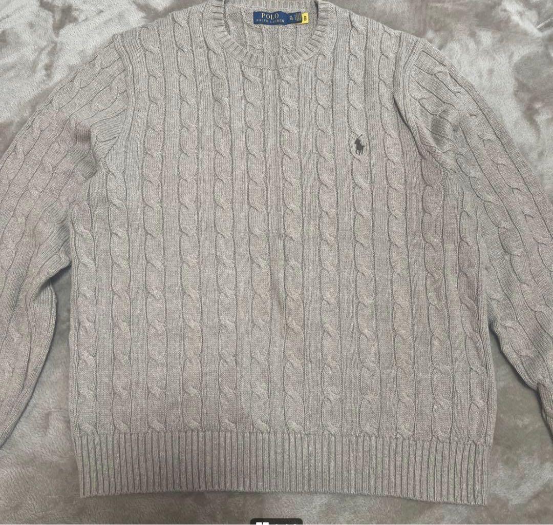 【Polo Ralph Lauren】ケーブルニット XL ケーブルニット ウールカシミヤ セーター | ポロ ラルフ ローレン(POLO