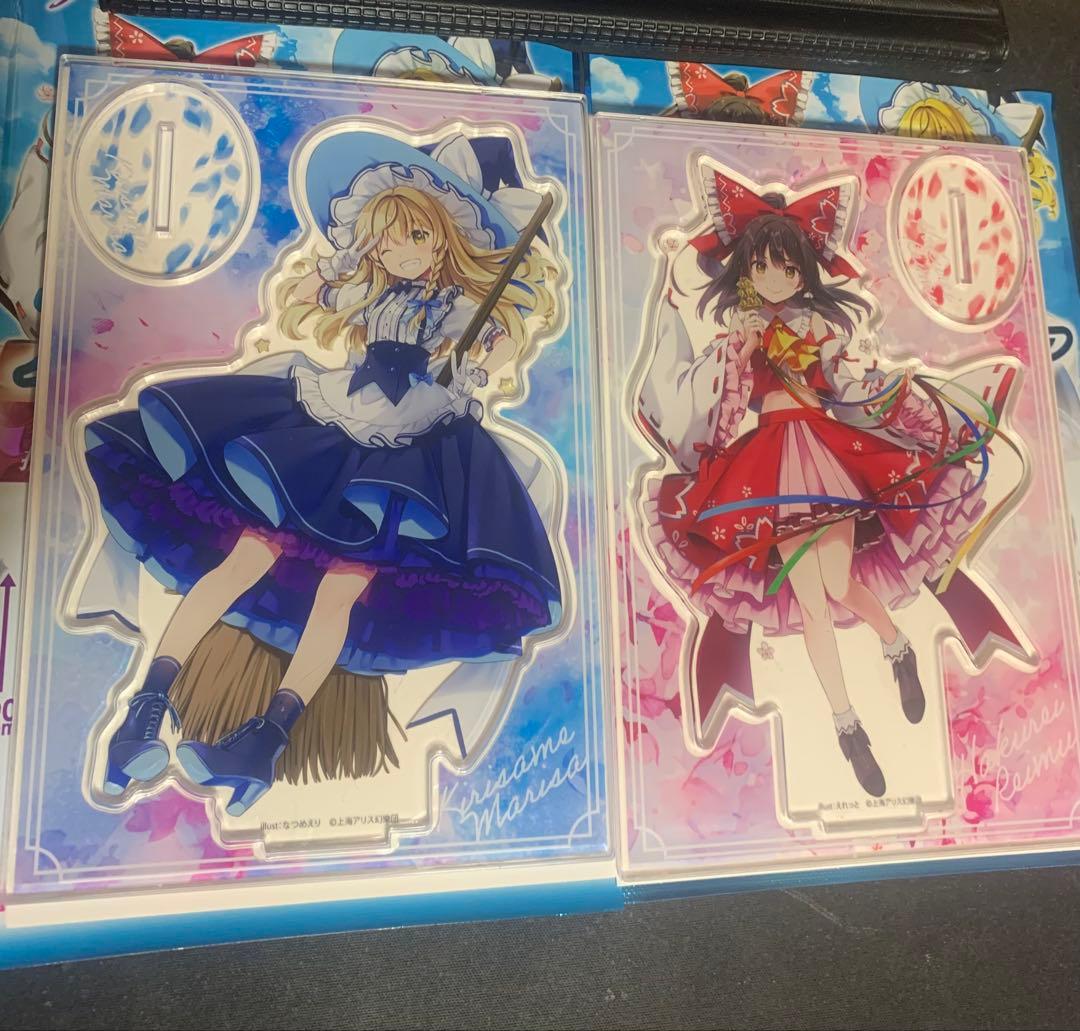 東方Project アクリルスタンド 博麗霊夢 霧雨魔理沙 ダイソー - メルカリ