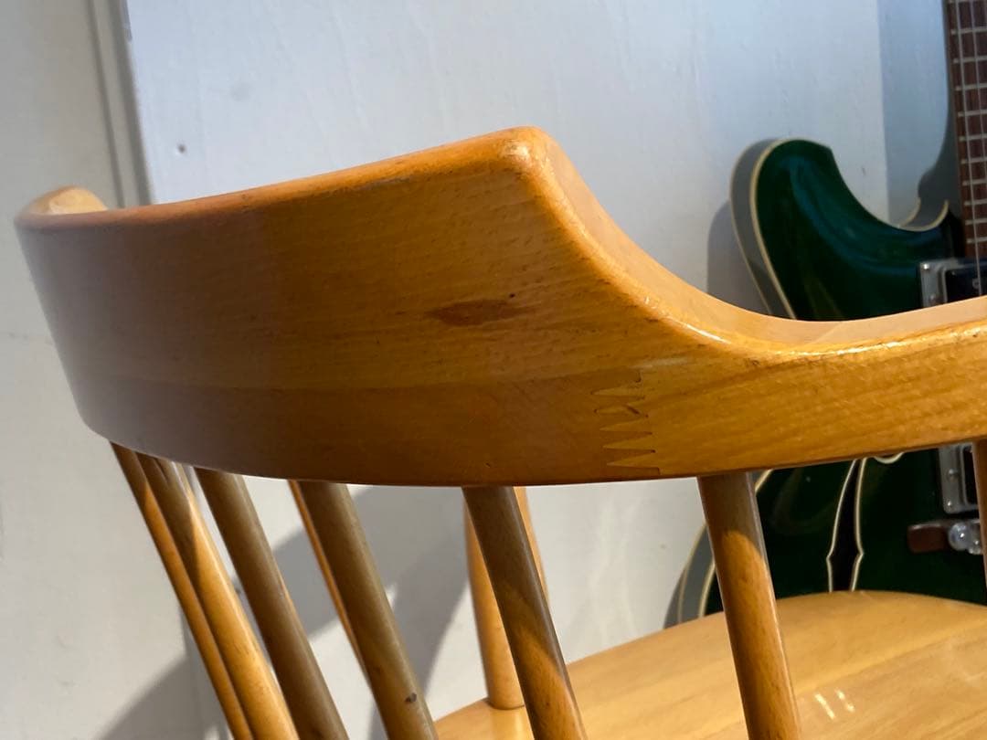 ②画像65枚 キツツキ ダイニングチェア ナチュラル 昭和56年 アーム