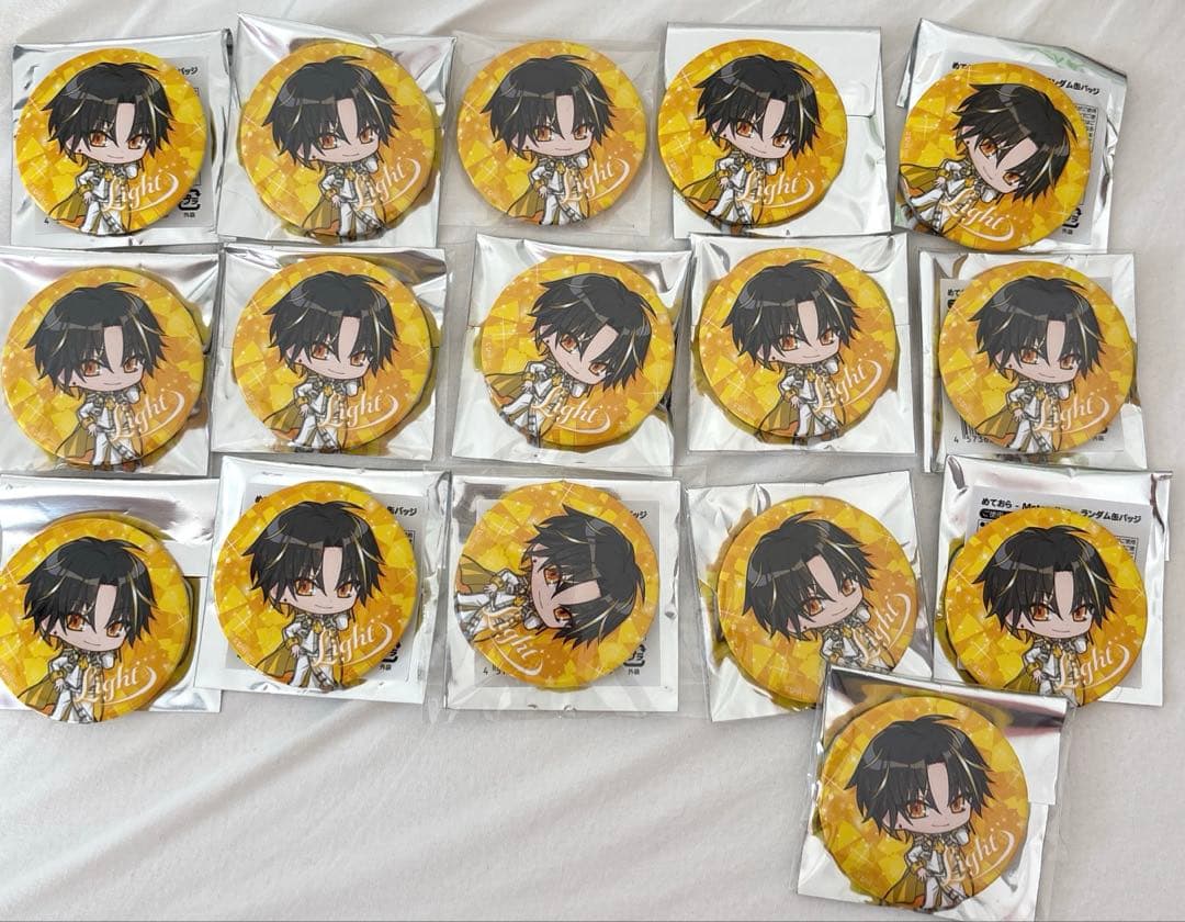 明雷らいと 1周年 缶バッジ デフォ めておら Meteorites 16個 - メルカリ