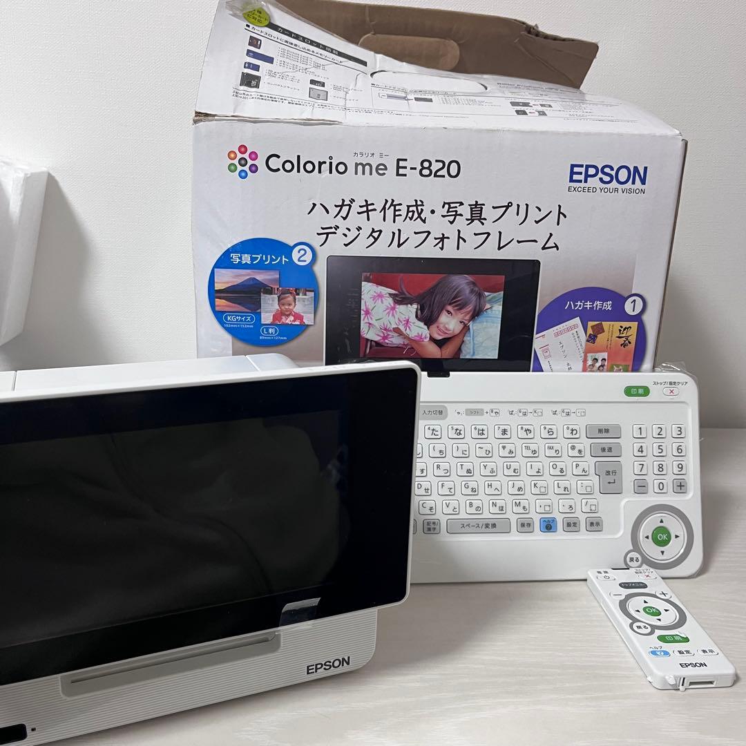EPSONエプソンColorio me カラリオミー E-820 - メルカリ