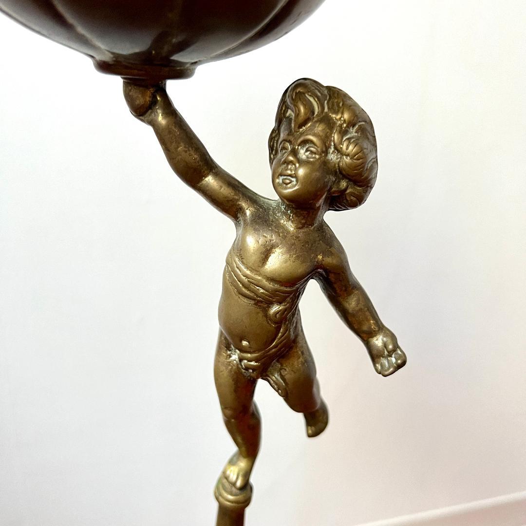 灰皿 スタンド灰皿 フランス製 アールヌーボー ロココ調 アンティーク