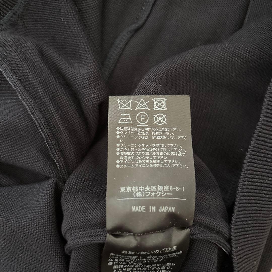 FOXEY NEW YORK SPORTSネイビー ジップアップカーディガン - メルカリ