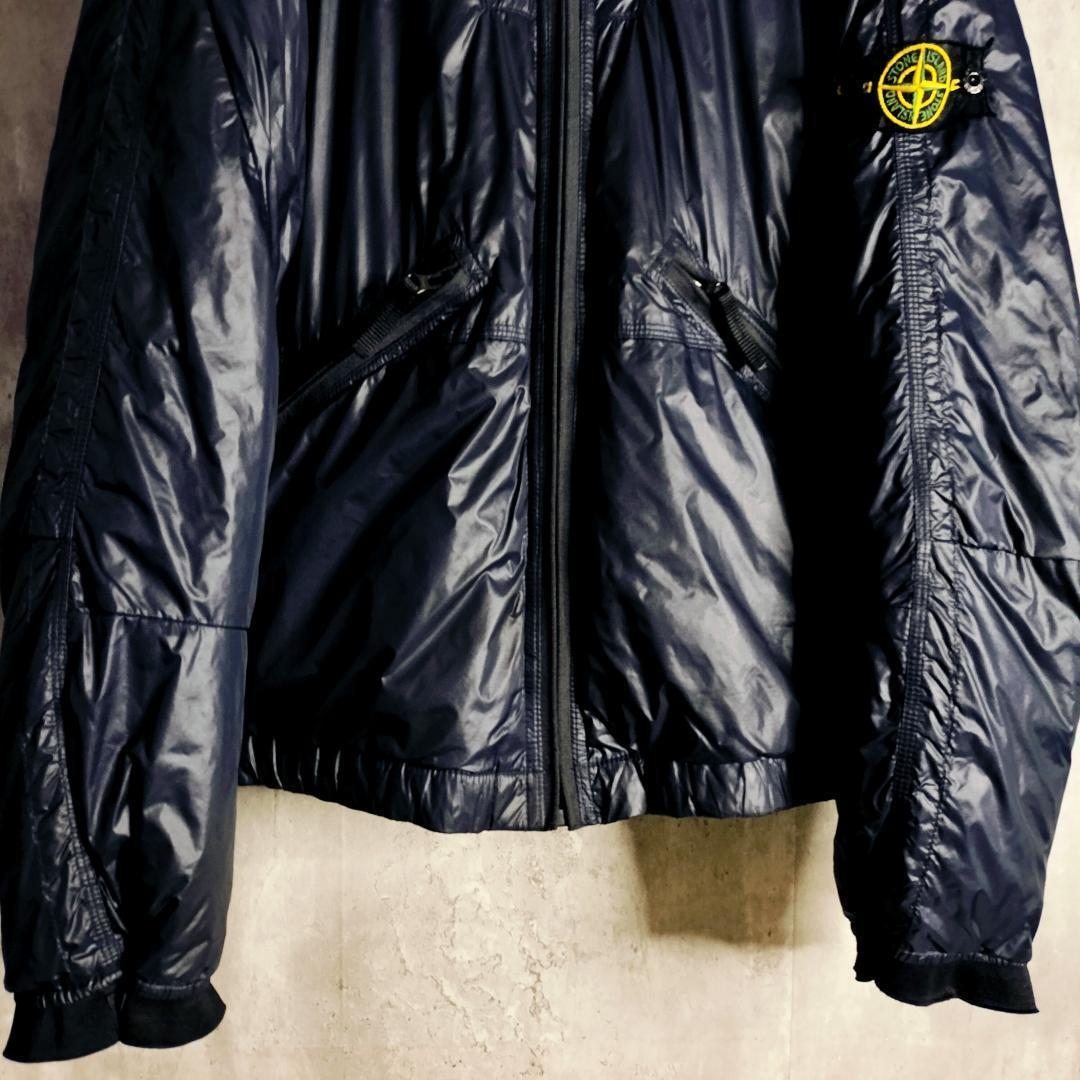 08AW・ハーヴェイ☆ストーンアイランド メッシュバッジ グースダウン