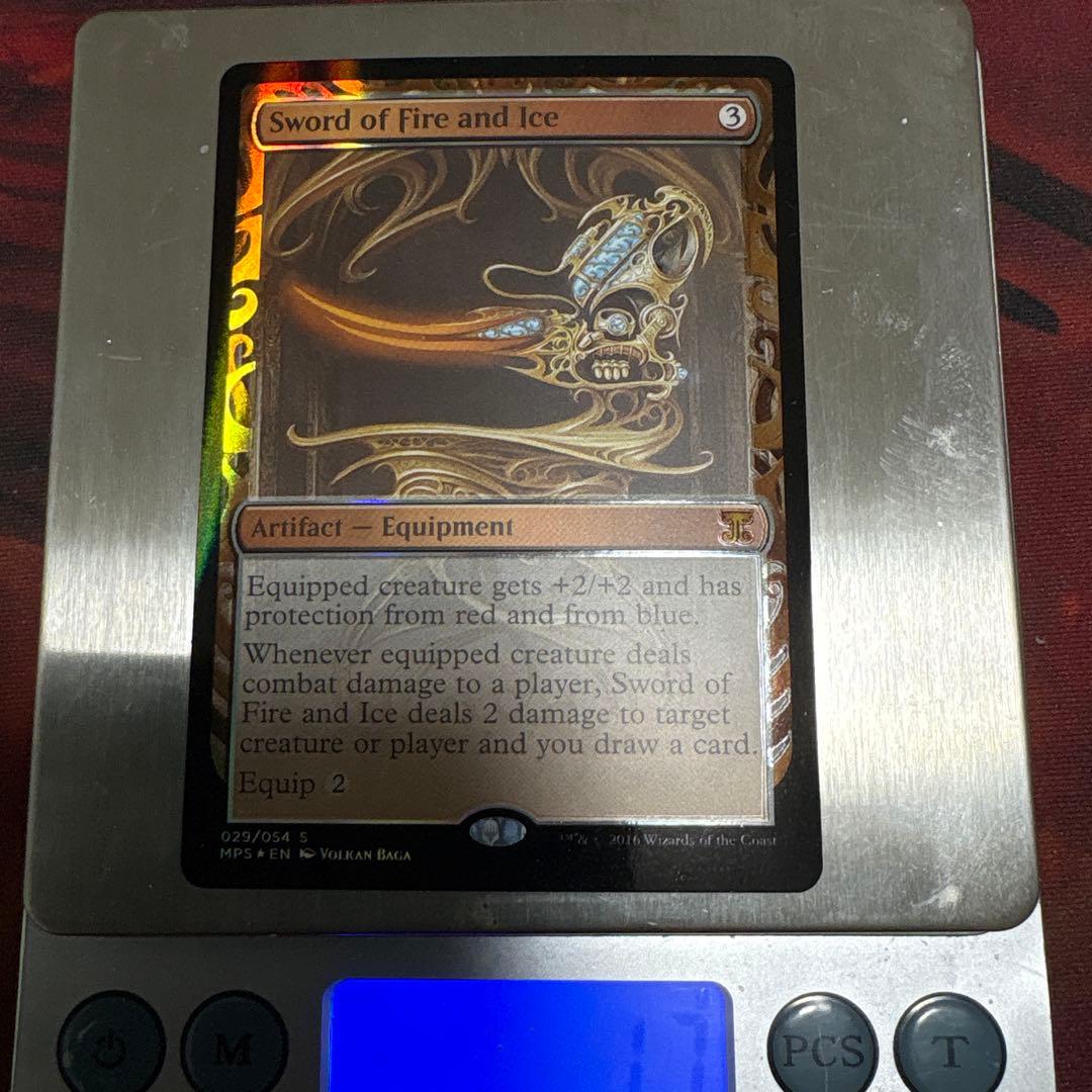 【Foil】《火と氷の剣》※部分光沢[MPS]