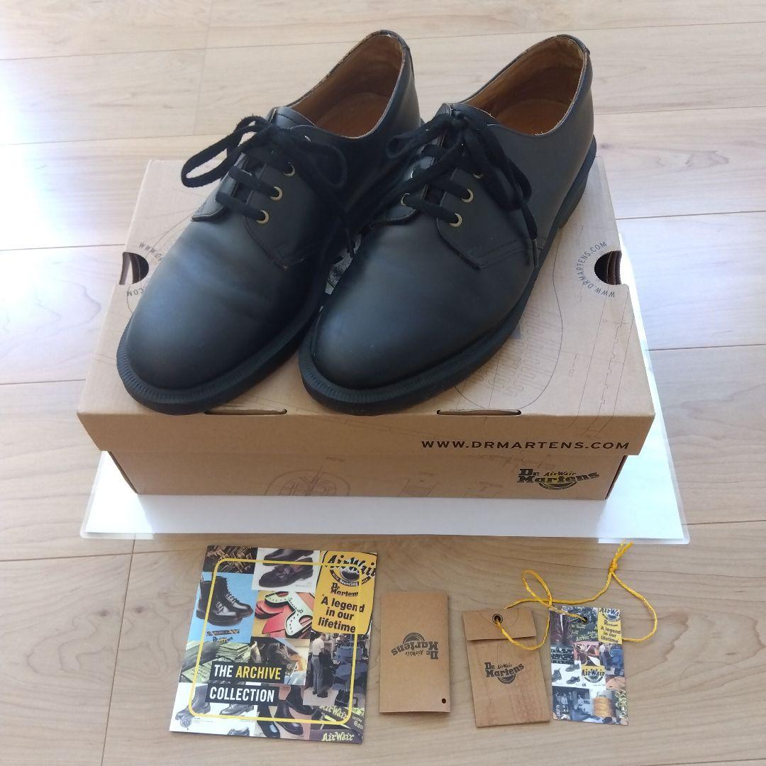 Dr. Martens SMITH US8（26.0）ブラック ドクターマーチン Dr.Martens Rikard 8i Black Polished Smooth