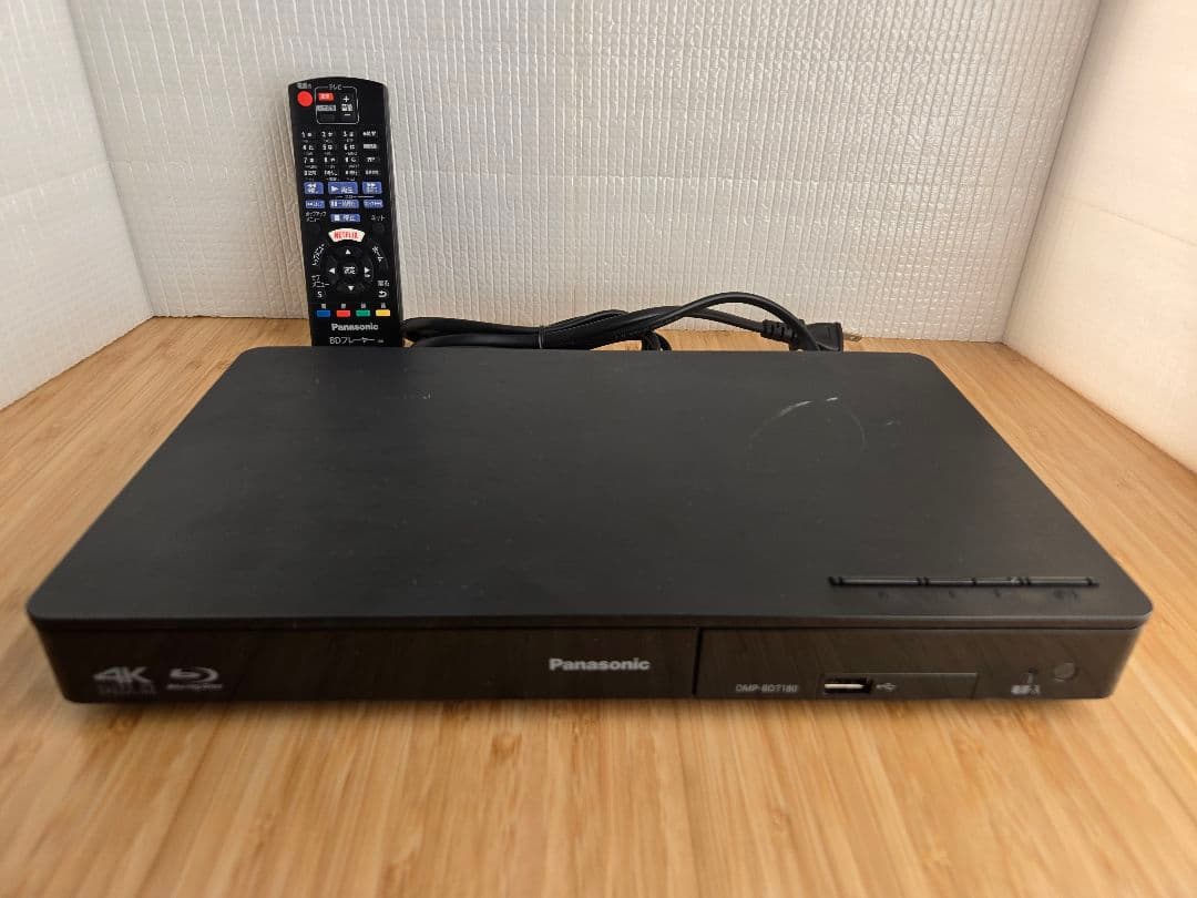 Panasonic ブルーレイプレーヤー DMP-BDT180 2016年製 DMP-BDT180 ブルーレイプレーヤー ブラック [ハイレゾ対応 /再生専用