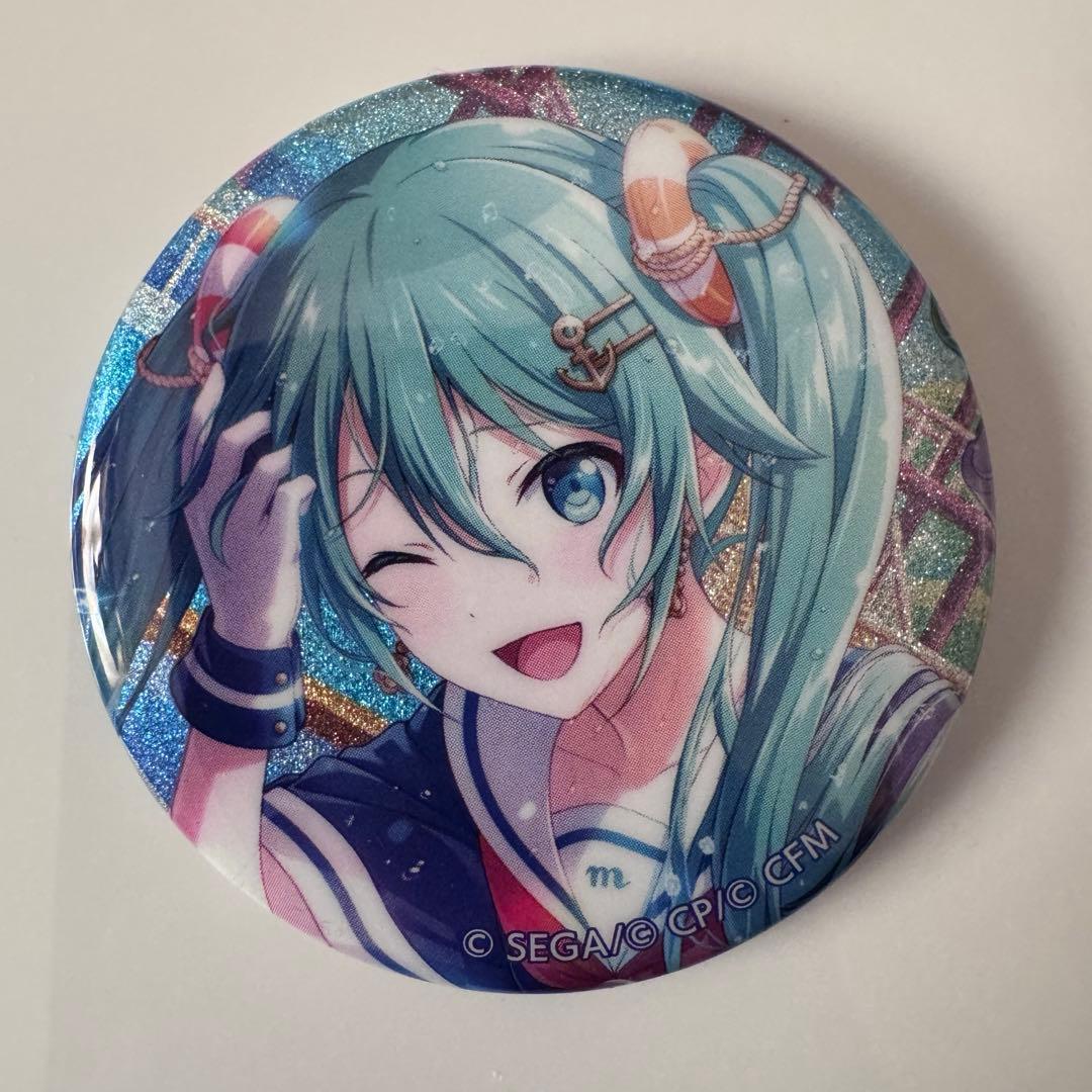 プロセカ 初音ミク グリッター缶バッジ 32b - メルカリ