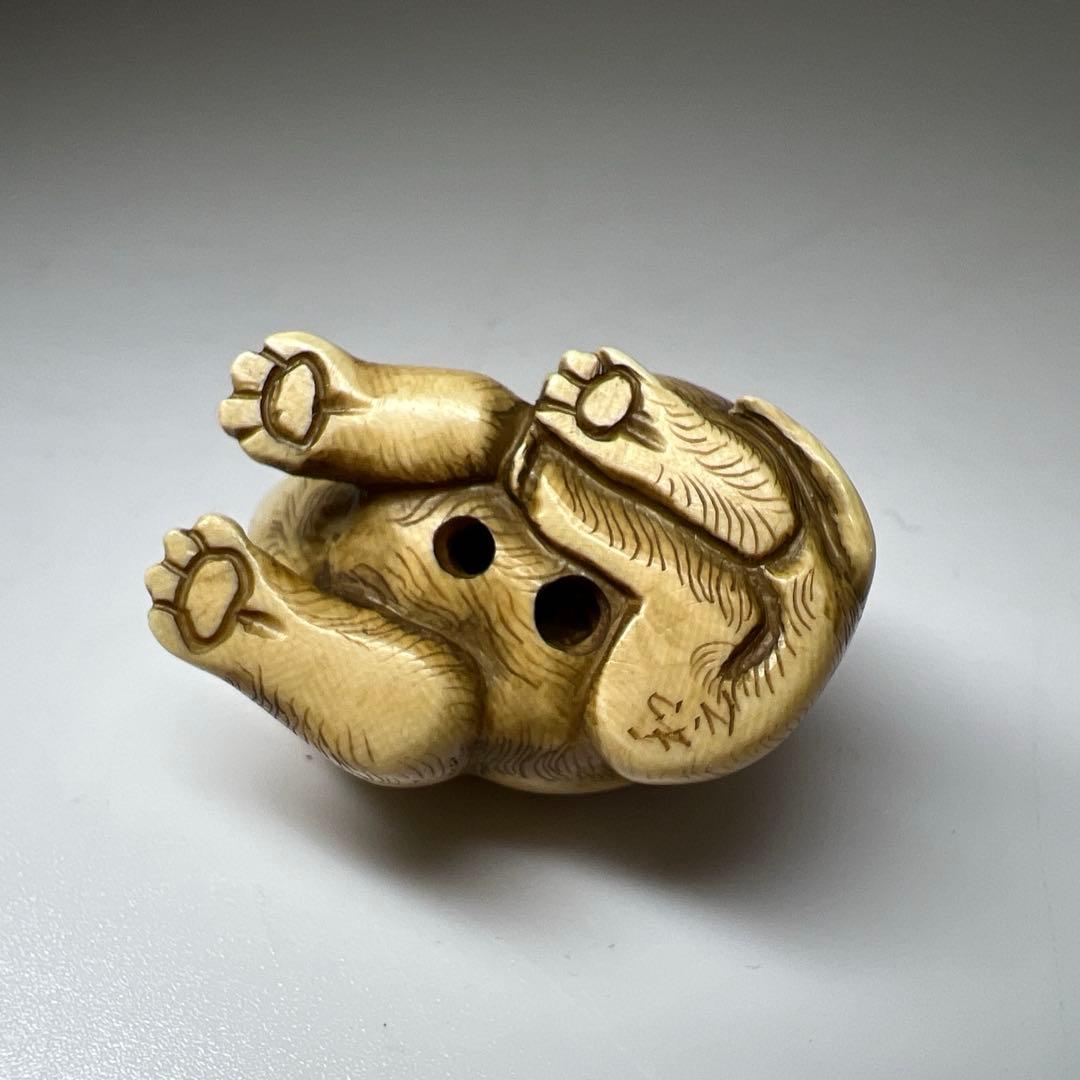 和之在銘 極上猫根付 木箱付 21g 東Y8-0205☆2Fトヒオ - メルカリ