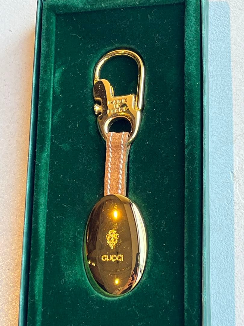 新品未使用】GUCCI キーホルダー ゴールド金具 レトロ シェリーライン