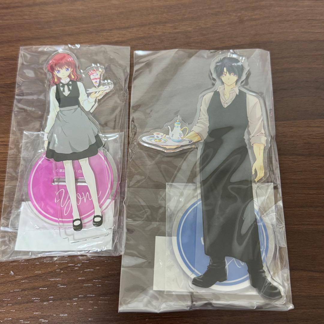 暁のヨナ カフェ 限定 アクリルスタンド アクスタ ハク ヨナ 2点セット