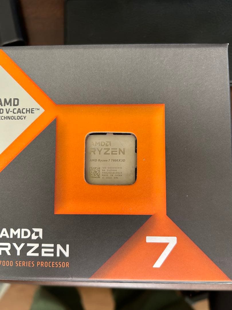 AMD Ryzen 7 7800X3D CPU cpuガードプレート付き AMD Ryzen 7 7800X3D 8 x 4.2GHz Octa Core Processor (CPU) Tray