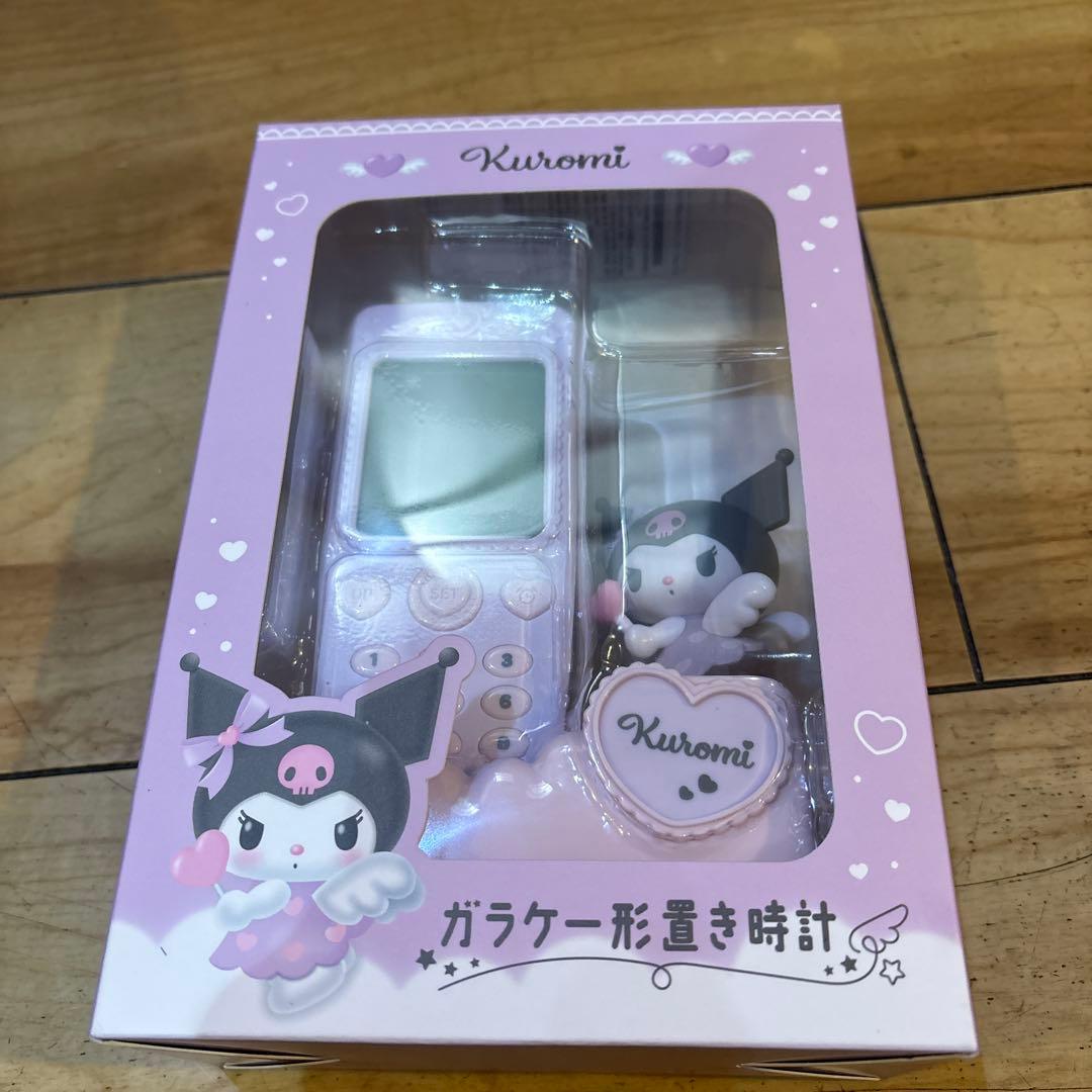 完売品】サンリオ ガラケー形置き時計 クロミ - メルカリ