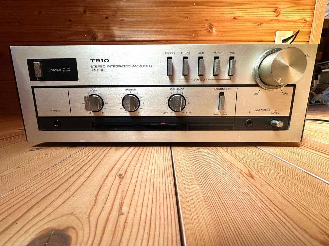 動作確認済】TRIO KA-300 ステレオアンプ 本体 - メルカリ