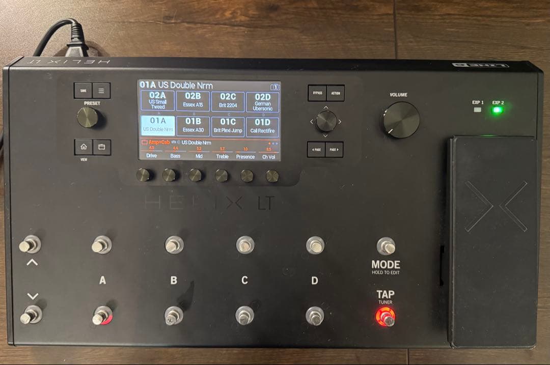 Line 6 Helix LT ギターエフェクター Line 6 Helix LT - Helixと同じHXモデリングとデュアルDSPを搭載