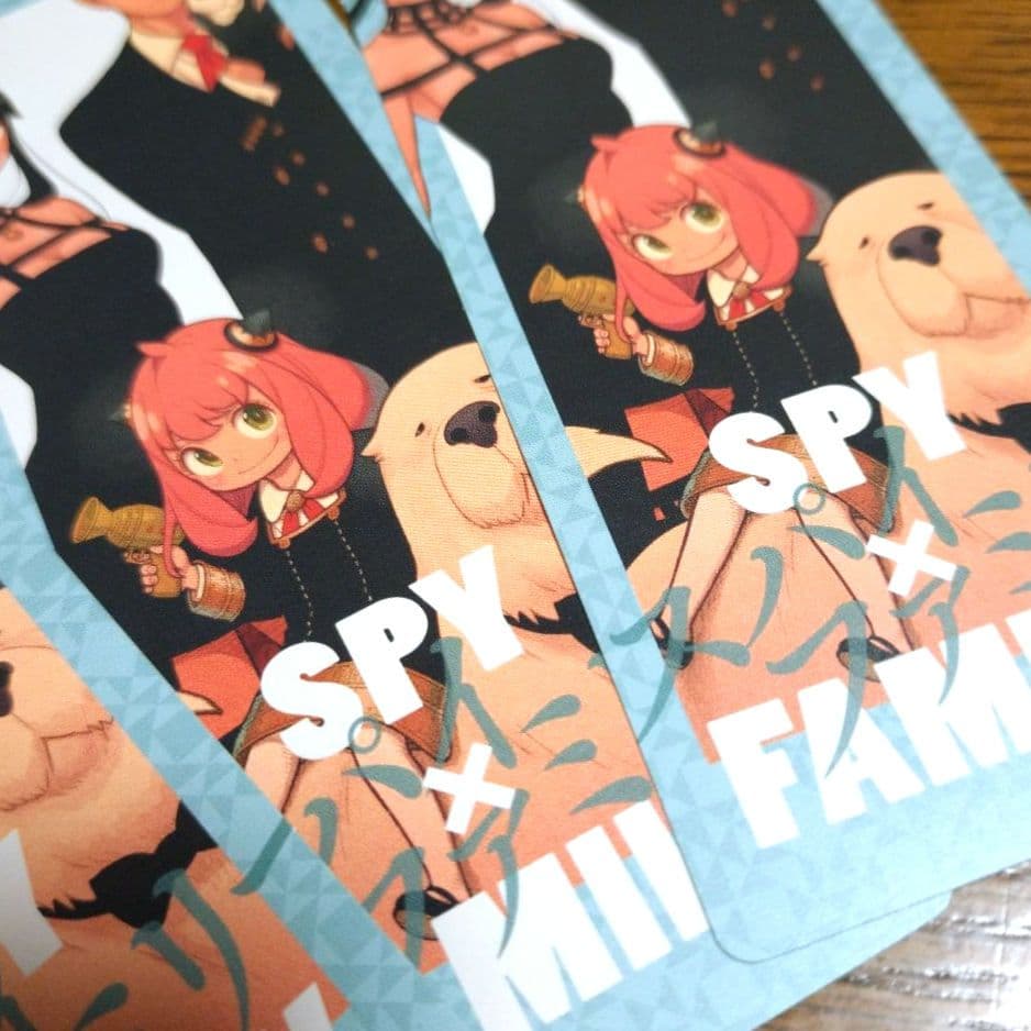 ☆スパイファミリーSPY×FAMILY☆家族の肖像しおり＆クリアファイル全10