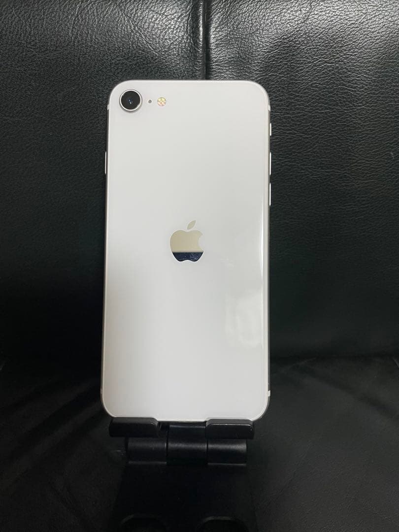 【新品バッテリー】iPhone SE2 128GB ホワイトSIMフリー ムスビー｜269☆ほぼ新品☆充電0回☆iPhone SE2 128GB/シムフリー/純正