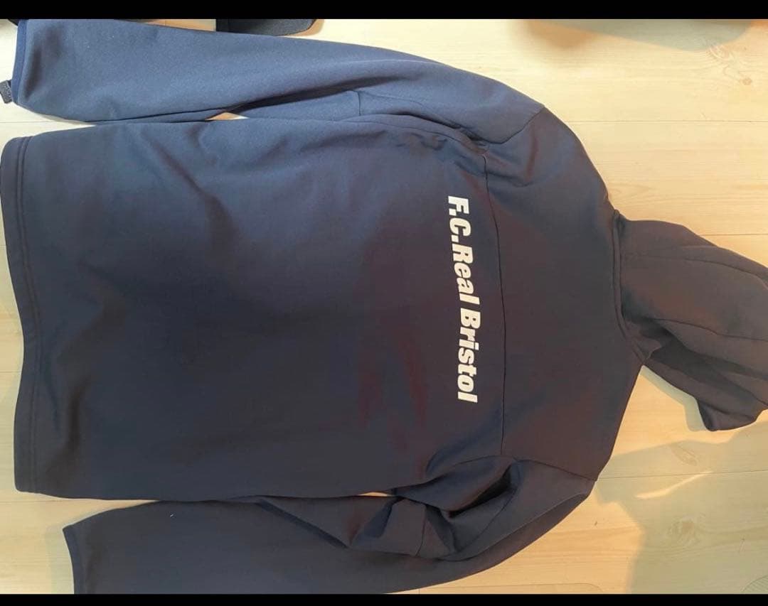 F.C.Real Bristol フード付きジャケット L ネイビー