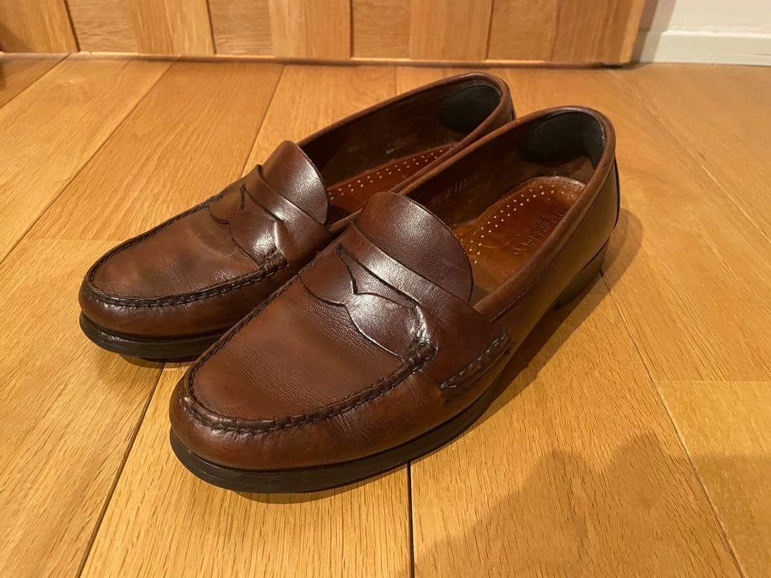 【けんとさん専用】G.H. Bass & Co. ブラウンレザー ローファー 新品未使用 【G.H.Bass&Co.】ジーエイチバス ローファー ラーソン