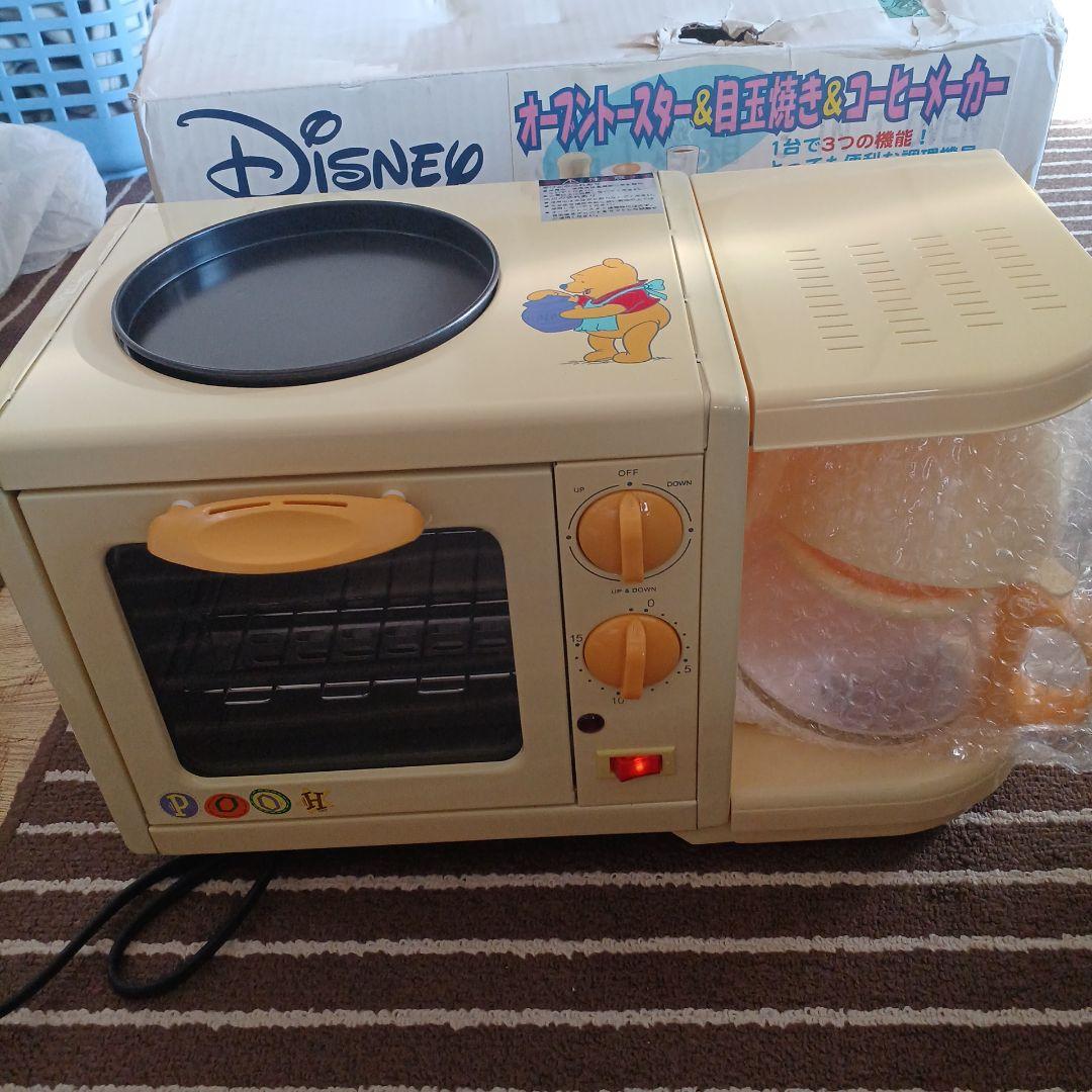 プーさん オーブントースター＆目玉焼き＆コーヒーメーカー
