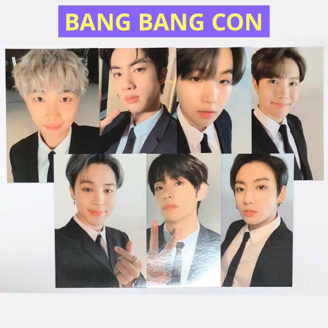 BTS BANG BANG CON モバイルバッテリー付属 フォトカード - メルカリ