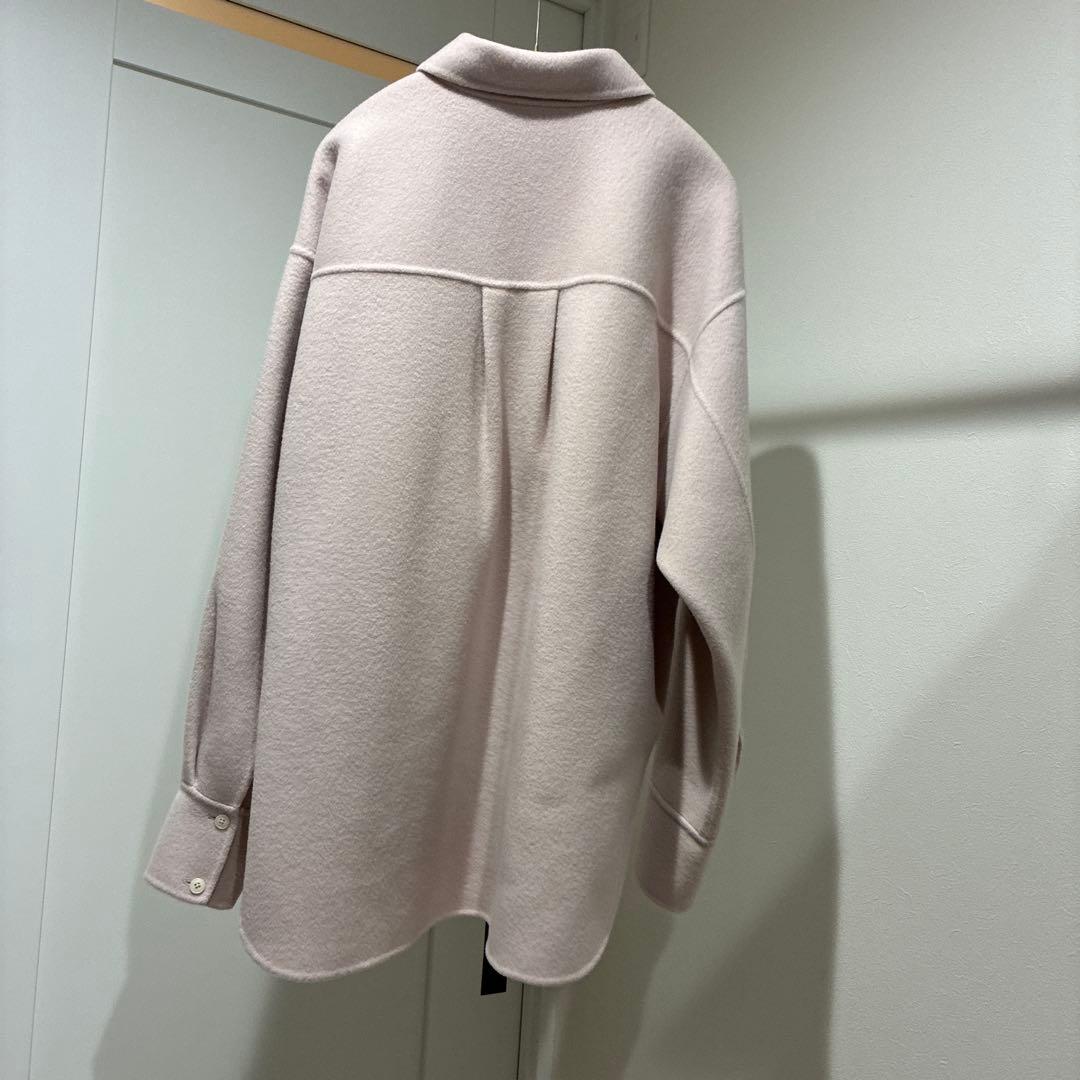 Wool Shirts Jacket トゥデイフル 36 ピンク - メルカリ