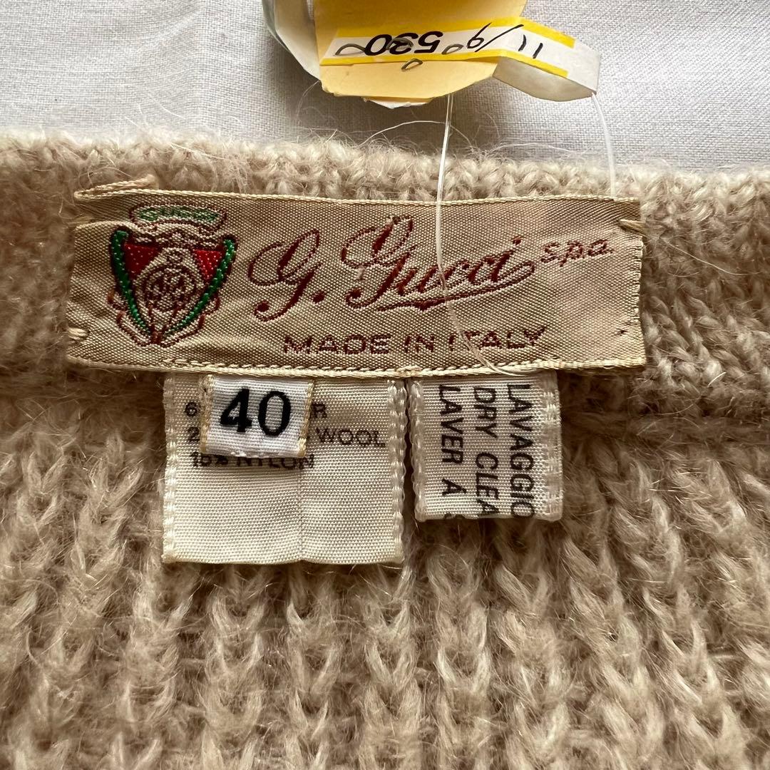 GUCCI モヘアニットカーディガン ヴィンテージ - メルカリ