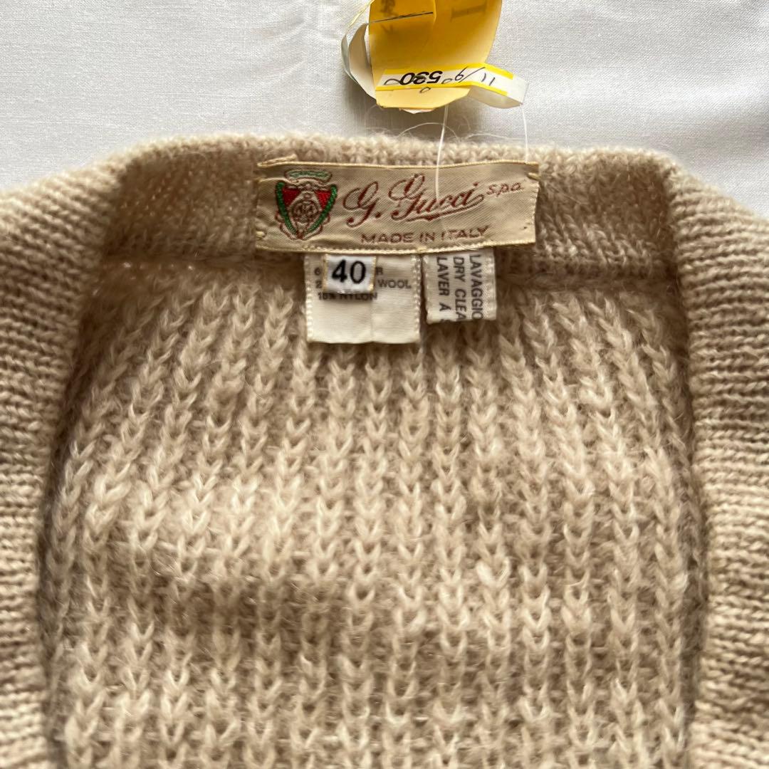 GUCCI モヘアニットカーディガン ヴィンテージ - メルカリ