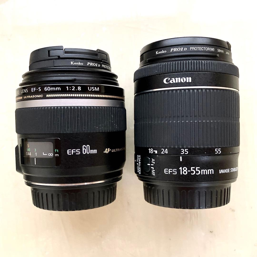 動作確認済】CanonEOS KissX8iレンズ2本18-55mm/50mm - メルカリ