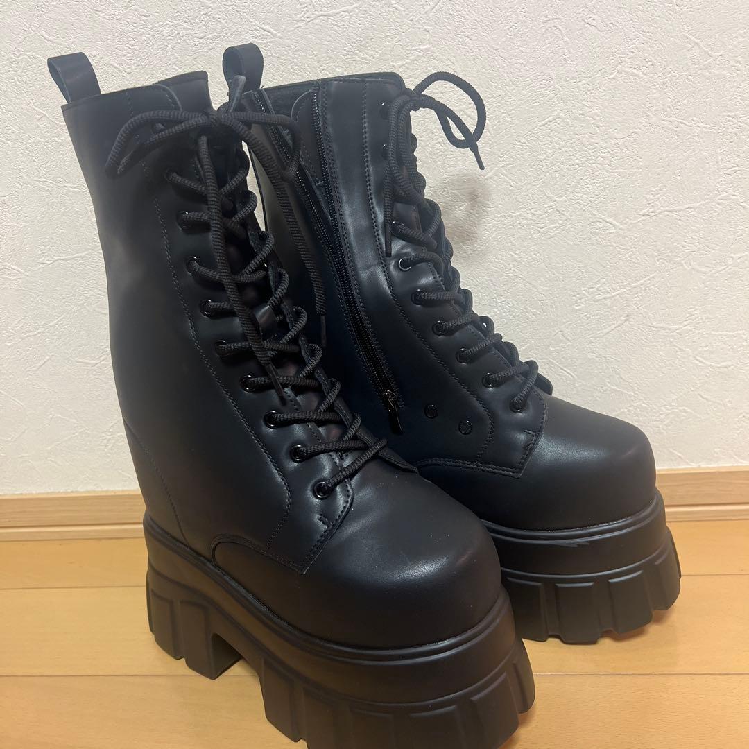22cm 厚底ブーツ コスプレ - メルカリ