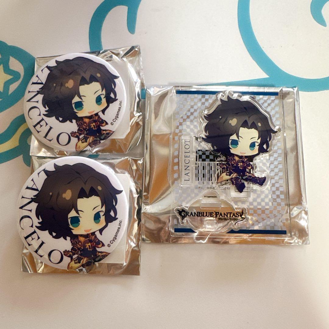グラブル ランスロット アクスタ 缶バッジ セット - メルカリ