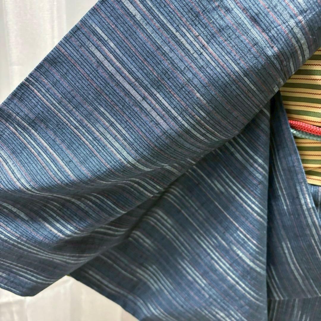 正絹 紬 十日町紬風 小紋 フルセット 着物専門店扱い まるやま フ9988