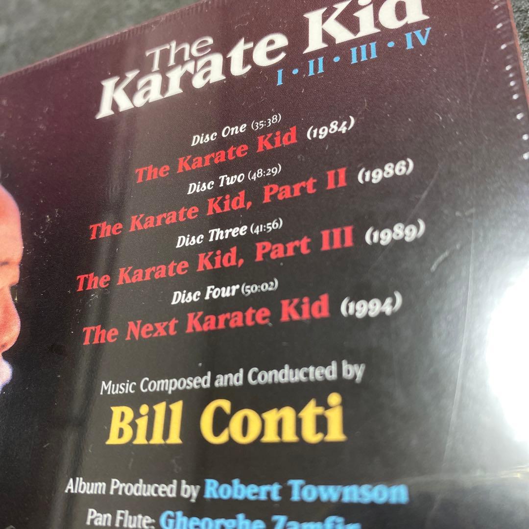 廃盤 オリジナルサウンドトラックCD「ベスト・キッド1〜4」4枚組 2500限定