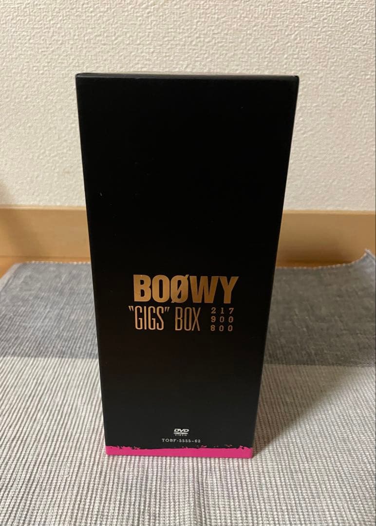 超美品【DVD】BOØWY “GIGS” BOX 8枚組　20周年