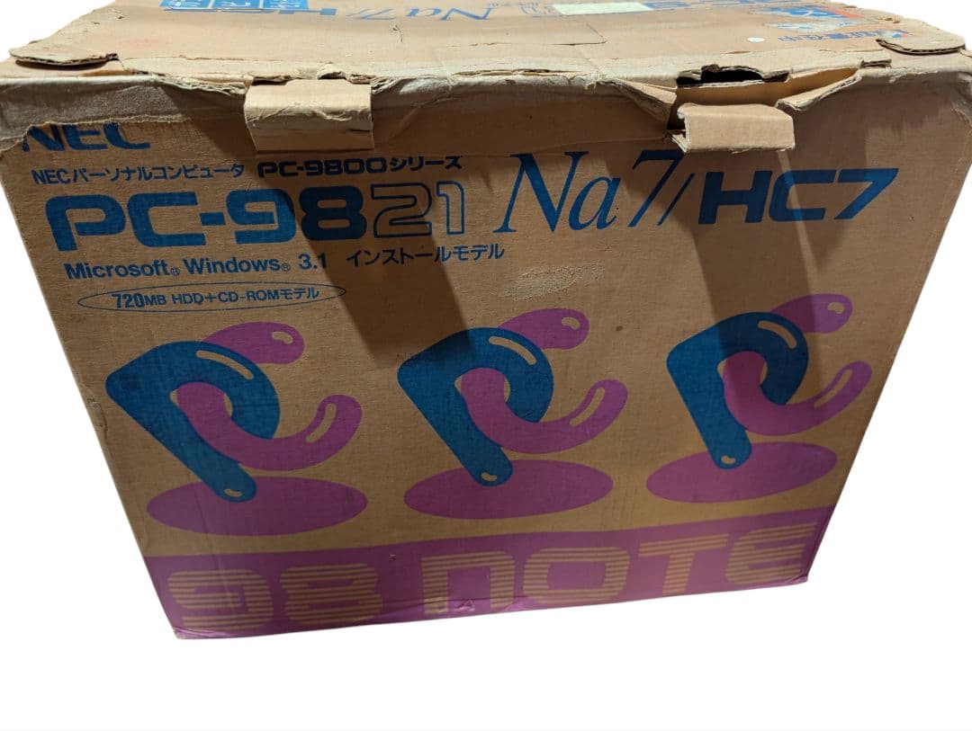 ジャンク NEC PC-9821 Na7/HC7 ノートPC 本体 - メルカリ