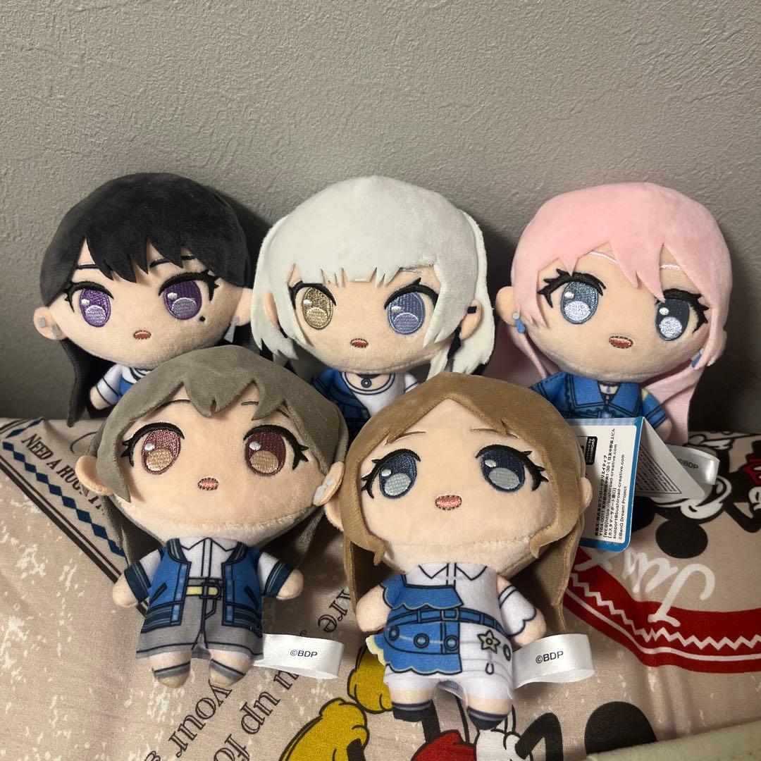 バンドリ MyGO!!!!! ぷちっしゅ ぬいぐるみ マスコット コンプ 全5種