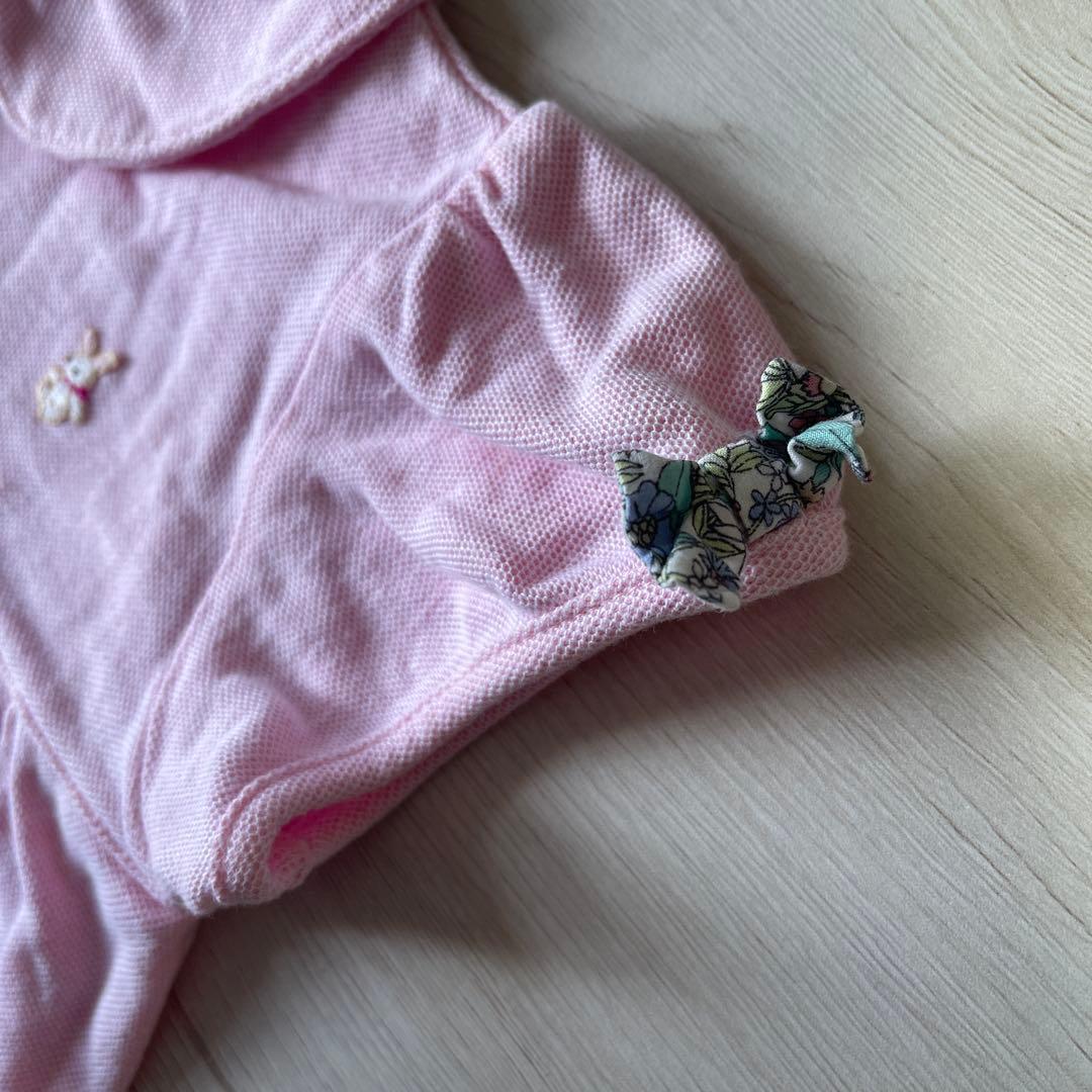 familiar ピンクロンパース 80 - メルカリ